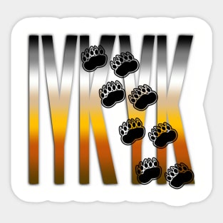 IYKYK - Bear Sticker